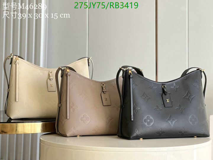 LV Bags-(Mirror)-Handbag-,Code: RB3419,$: 275USD