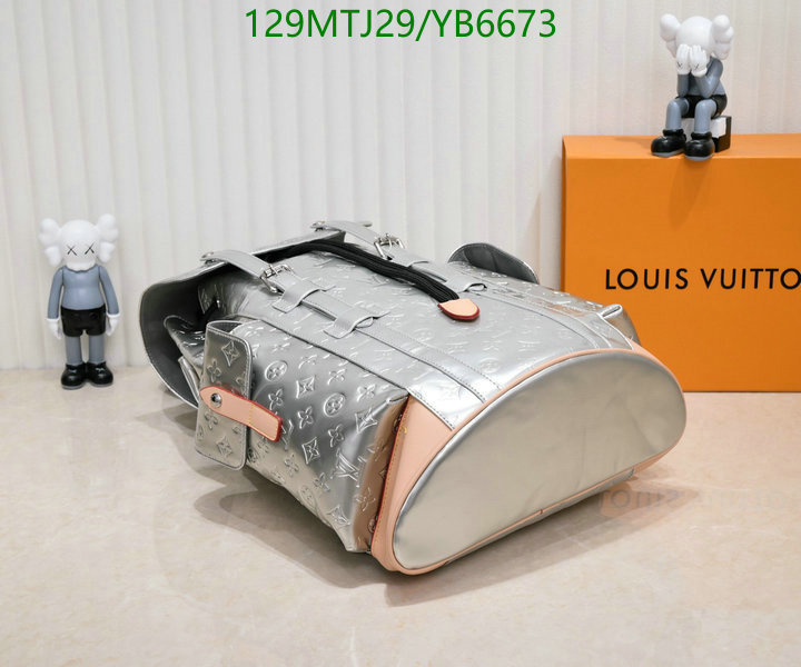 LV Bags-(4A)-Backpack-,Code: YB6673,$: 129USD