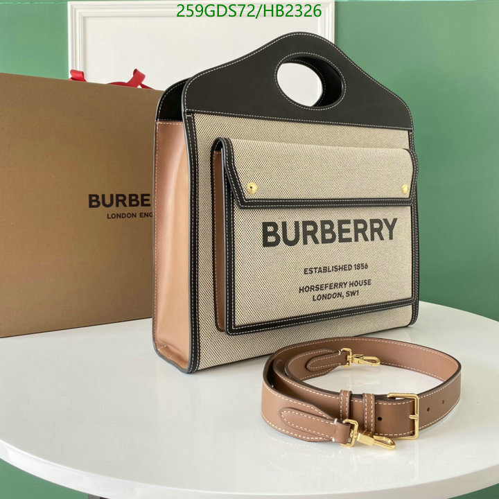 Burberry Bag-(Mirror)-Handbag-,Code: HB2326,$: 259USD