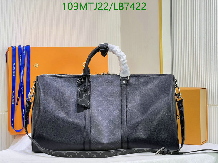 LV Bags-(4A)-Keepall BandouliRe 45-50-,Code: LB7422,$: 109USD