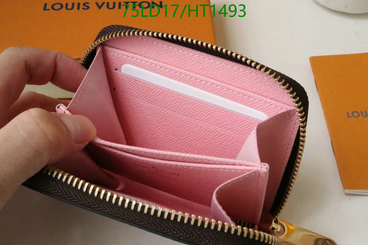 LV Bags-(Mirror)-Wallet-,Code: HT1493,$: 75USD