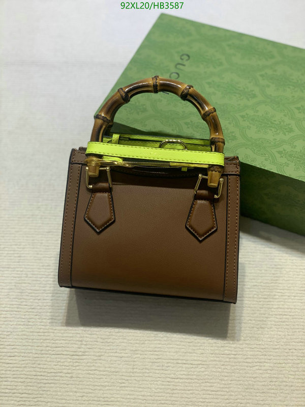 Gucci Bag-(4A)-Diana-Bamboo-,Code: HB3587,$: 92USD