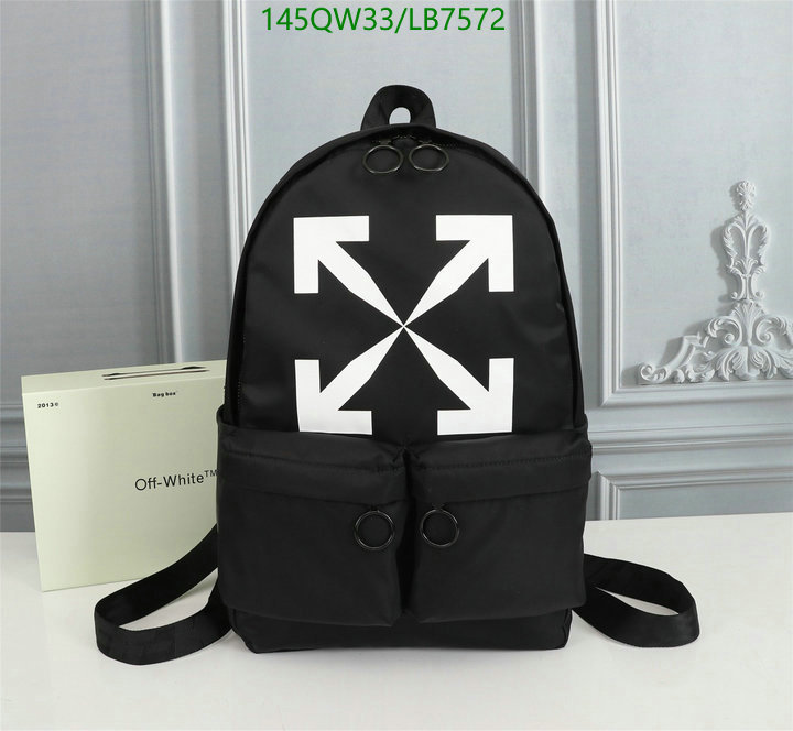 Off-White Bag-(Mirror)-Backpack-,Code: LB7572,$: 145USD