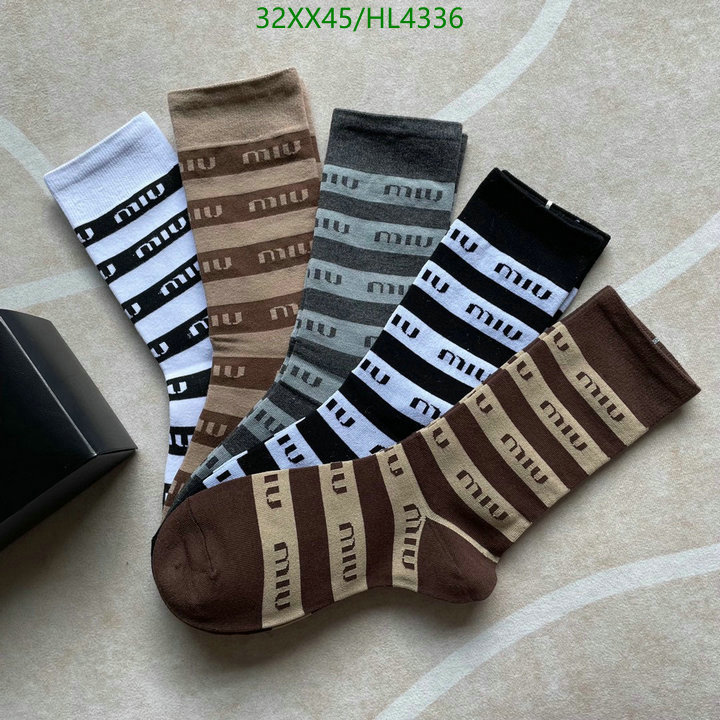 Sock-Miu Miu, Code: HL4336,$: 32USD