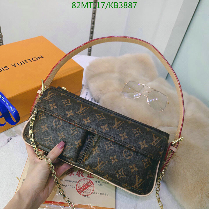 LV Bags-(4A)-Pochette MTis Bag-Twist-,Code: KB3887,$: 82USD