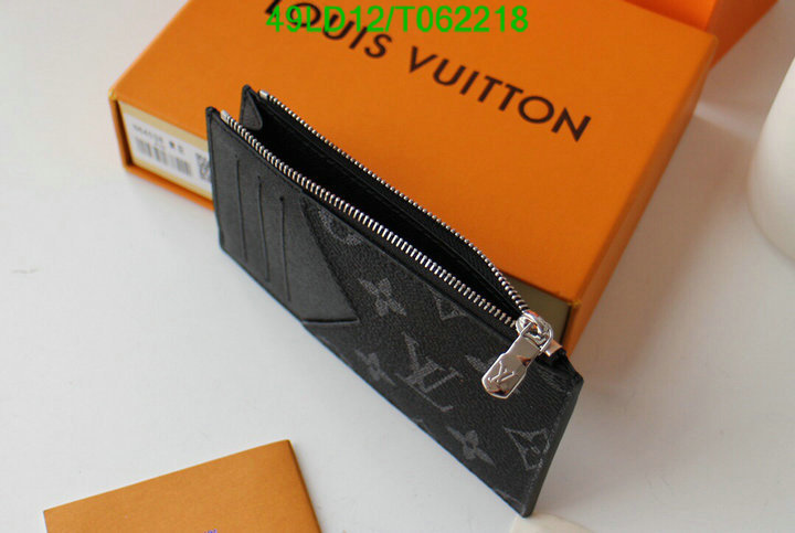 LV Bags-(Mirror)-Wallet-,Code: T062218,$: 49USD