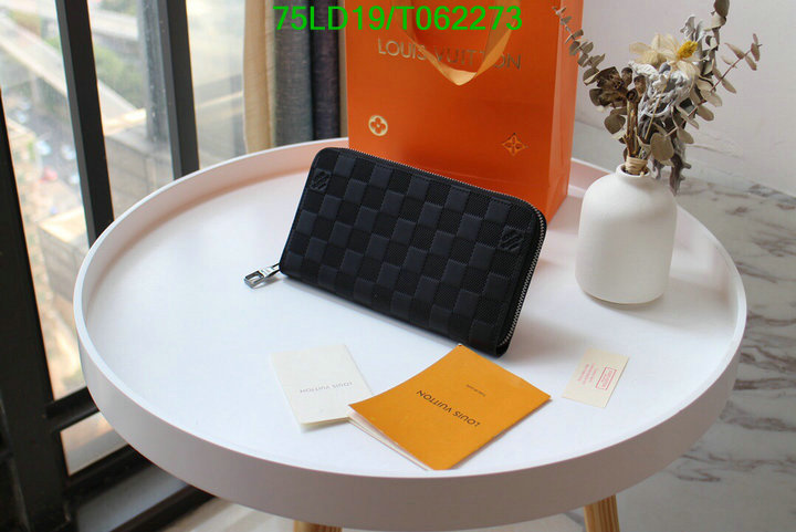 LV Bags-(Mirror)-Wallet-,Code: T062273,$: 75USD
