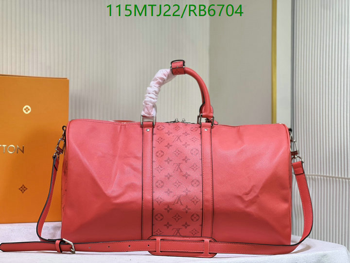 LV Bags-(4A)-Keepall BandouliRe 45-50-,Code: RB6704,$: 115USD