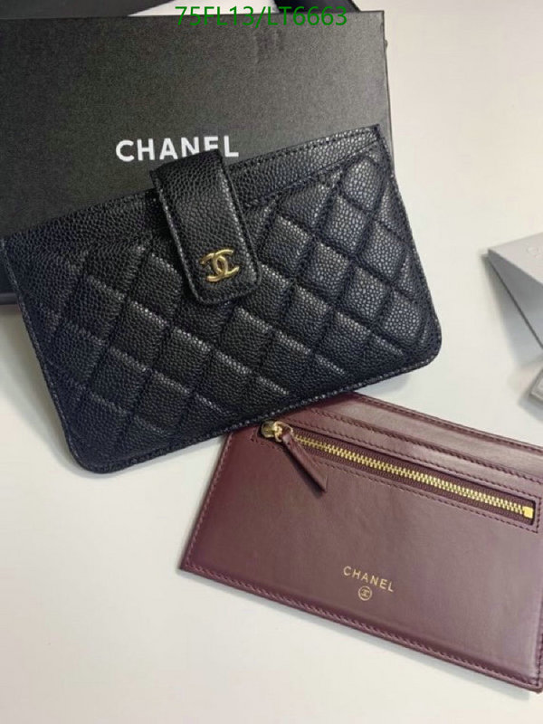 Chanel Bags ( 4A )-Wallet-,Code: LT6663,$: 75USD