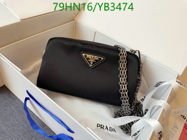 Prada Bag-(4A)-Diagonal-,Code: YB3474,$: 79USD