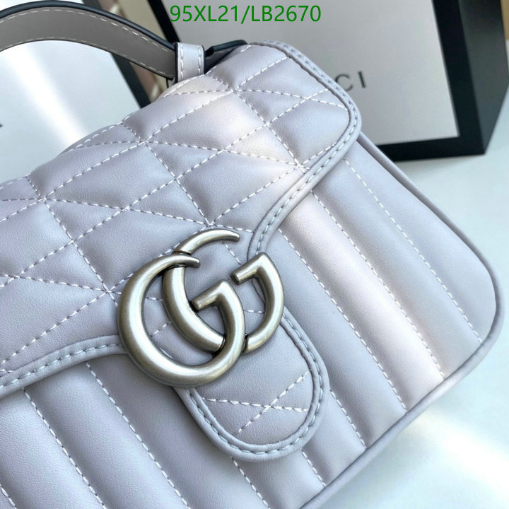 Gucci Bag-(4A)-Marmont,Code: LB2670,$: 95USD