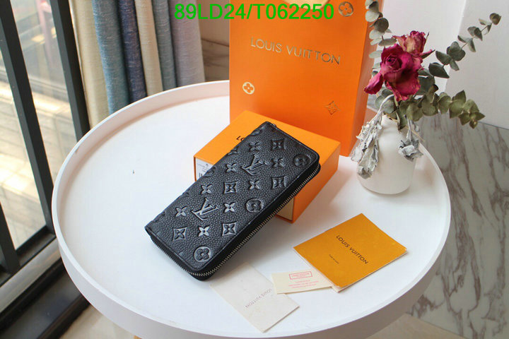 LV Bags-(Mirror)-Wallet-,Code: T062250,$: 89USD