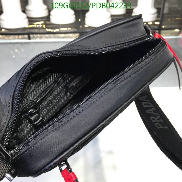 Prada Bag-(Mirror)-Diagonal-,Code: PDB042233,$:109USD