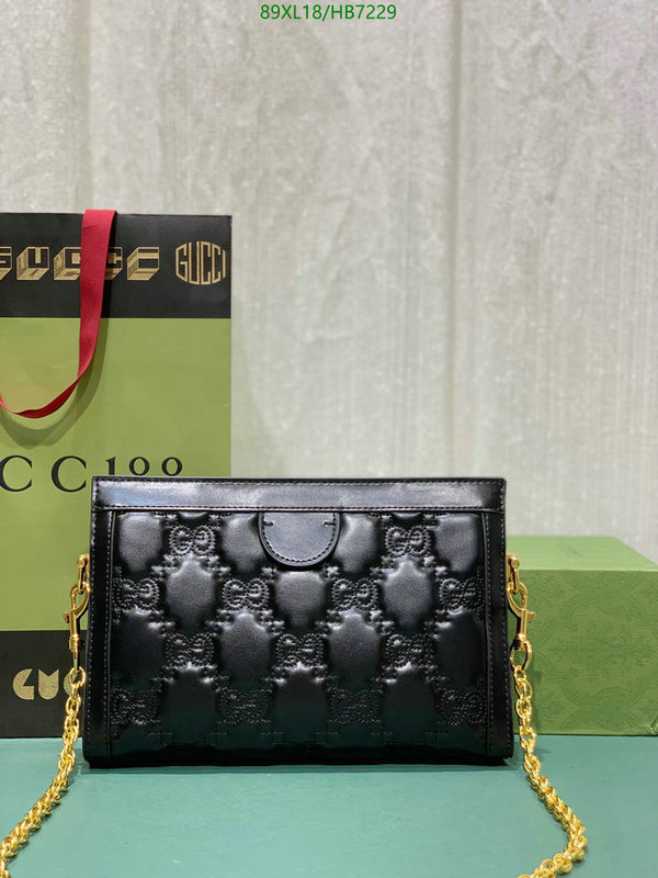 Gucci Bag-(4A)-Diagonal-,Code: HB7229,$: 89USD