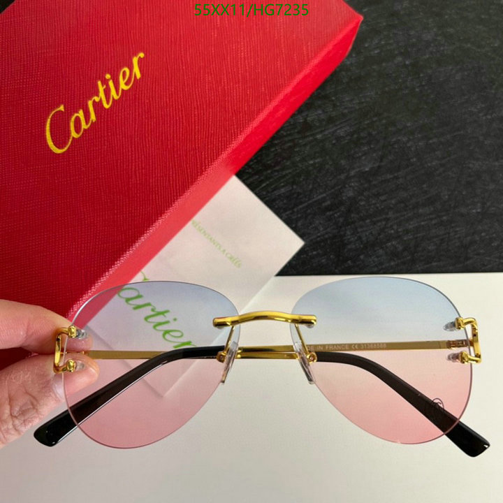 Glasses-Cartier, Code: HG7235,$: 55USD