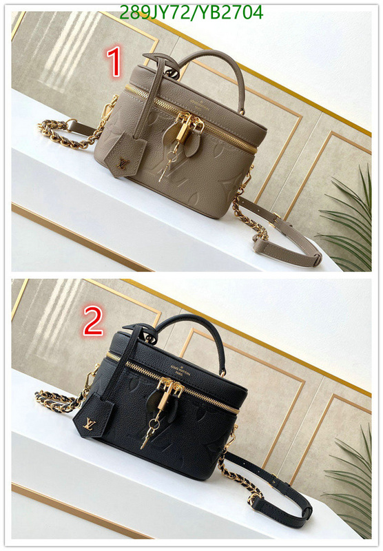 LV Bags-(Mirror)-Vanity Bag-,Code: YB2704,$: 289USD