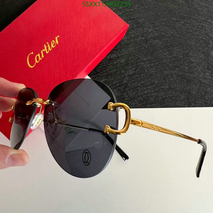 Glasses-Cartier, Code: HG7235,$: 55USD