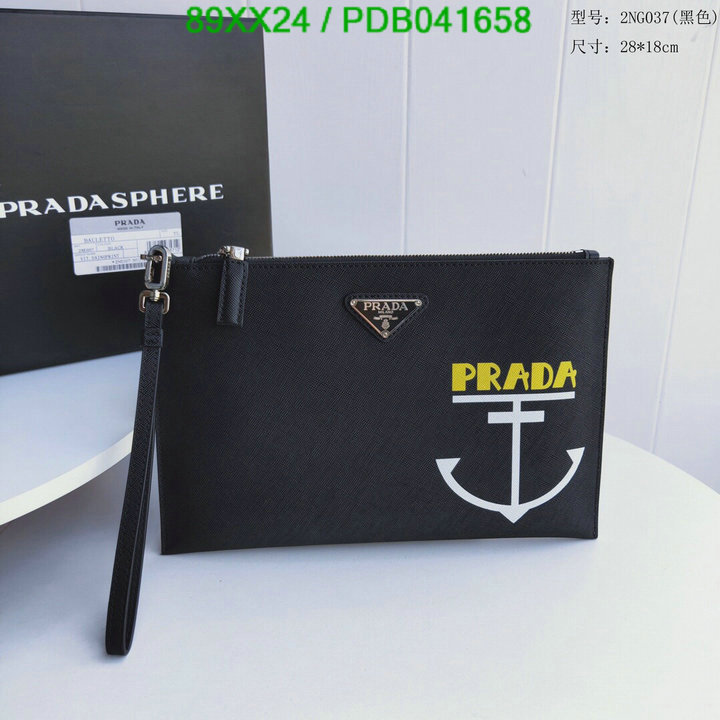 Prada Bag-(Mirror)-Clutch-,Code: PDB041658,$: 89USD