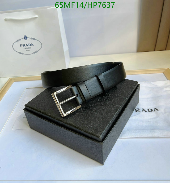 Belts-Prada, Code: HP7637,$: 65USD