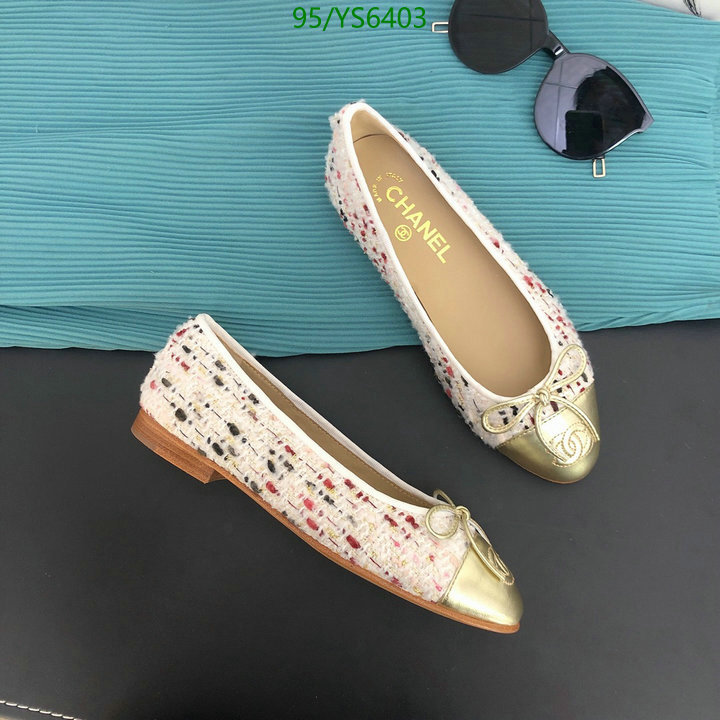 Chanel-Ballet Shoes,Code: YS6403,$: 95USD