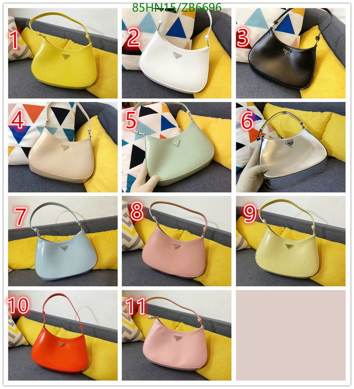 Prada Bag-(4A)-Handbag-,Code: ZB6696,$: 85USD