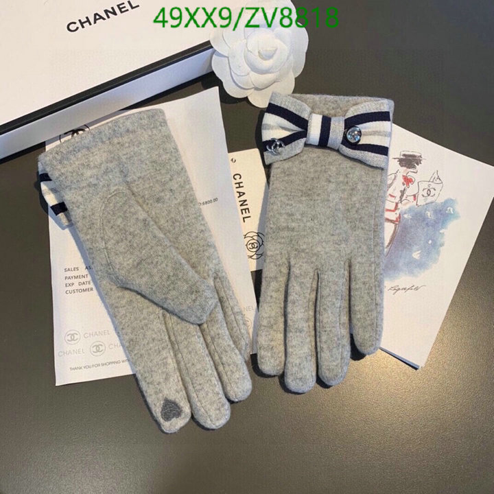 Gloves-Chanel, Code: ZV8818,$: 49USD