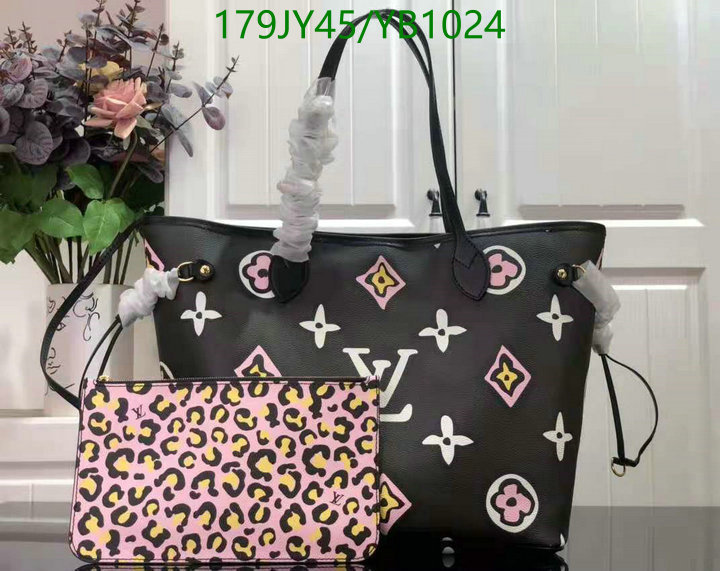 LV Bags-(Mirror)-Neverfull-,Code: YB1024,$: 179USD