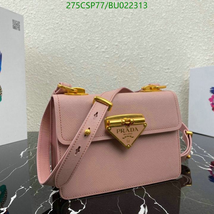 Prada Bag-(Mirror)-Diagonal-,Code: BU022313,$: 275USD
