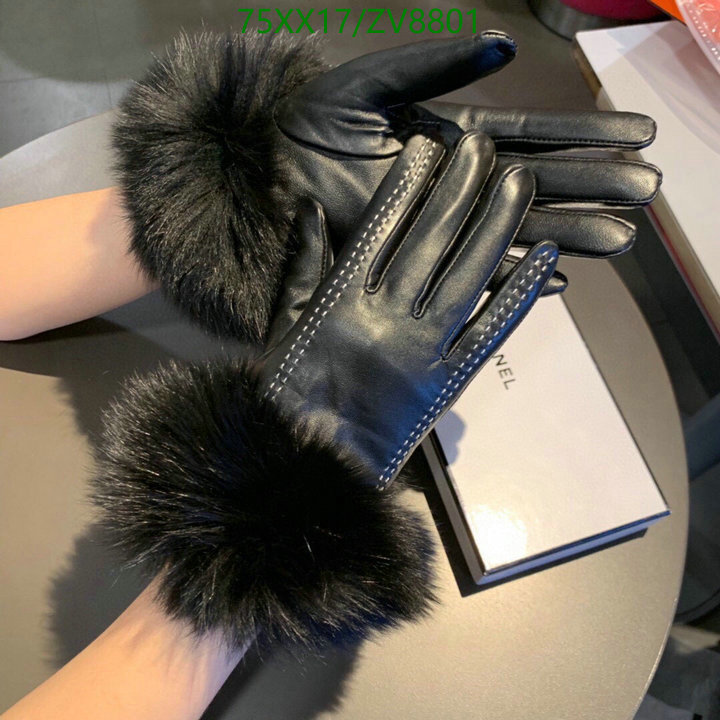 Gloves-Chanel, Code: ZV8801,$: 75USD