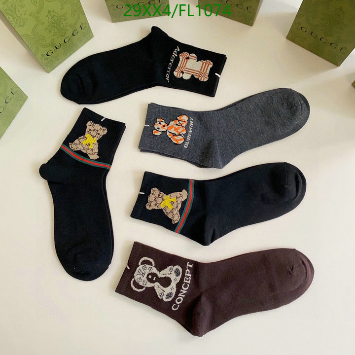 Sock-Gucci, Code: FL1074,$: 29USD