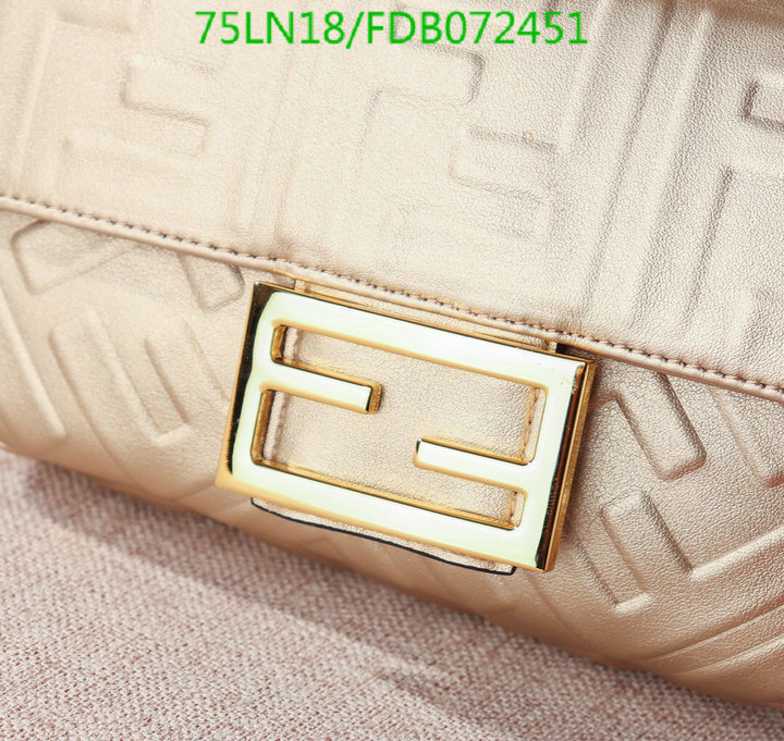 Fendi Bag-(4A)-Baguette-,Code: FDB072451,$: 75USD