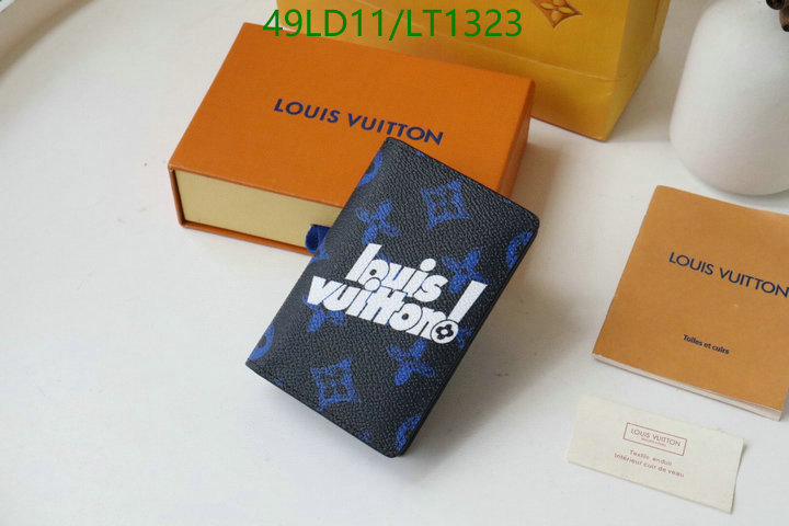 LV Bags-(Mirror)-Wallet-,Code: LT1323,$: 49USD