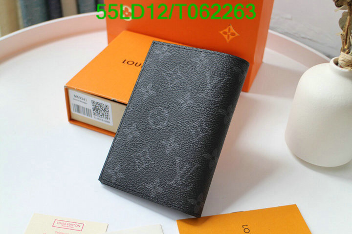 LV Bags-(Mirror)-Wallet-,Code: T062263,$: 55USD