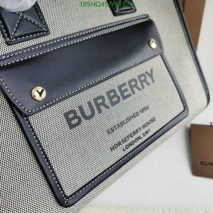 Burberry Bag-(Mirror)-Handbag-,Code: YB1874,$: 185USD