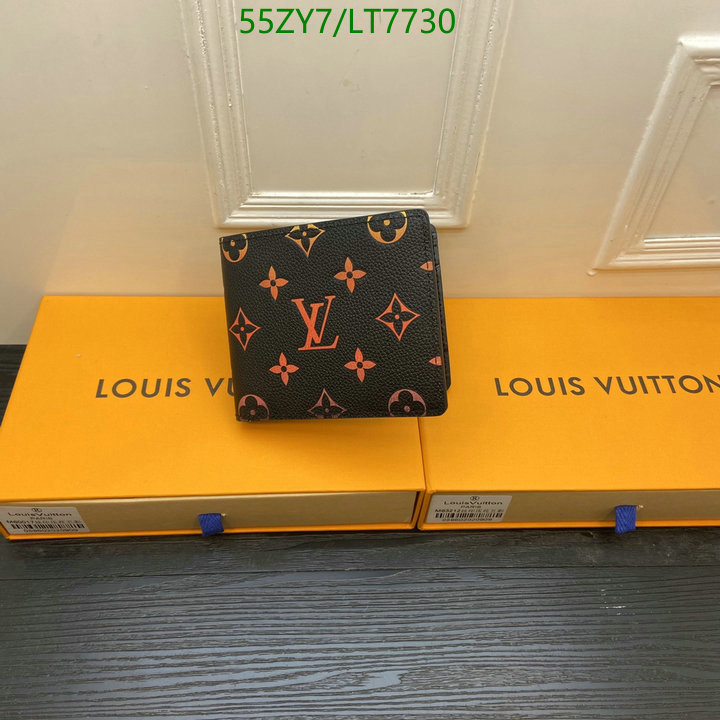 LV Bags-(4A)-Wallet-,Code: LT7730,$: 55USD