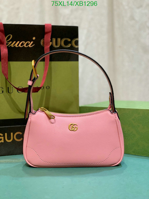 Gucci Bag-(4A)-Handbag-,Code: XB1296,$: 75USD