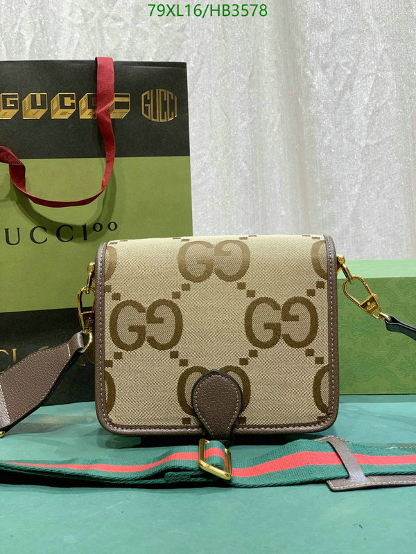Gucci Bag-(4A)-Diagonal-,Code: HB3578,$: 79USD
