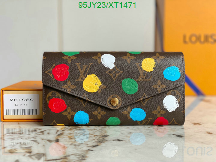 LV Bags-(Mirror)-Wallet-,Code: XT1471,$: 95USD