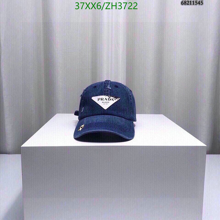 Cap -(Hat)-Prada, Code: ZH3722,$: 37USD