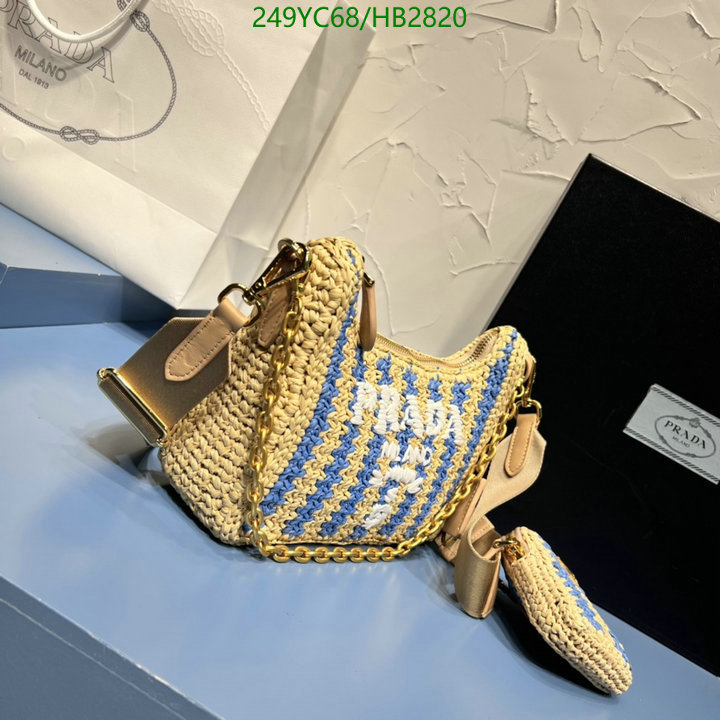 Prada Bag-(Mirror)-Re-Edition 2005,Code: HB2820,$: 249USD