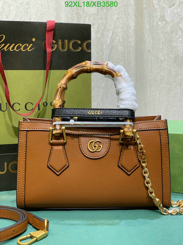 Gucci Bag-(4A)-Diana-Bamboo-,Code: XB3580,$: 92USD