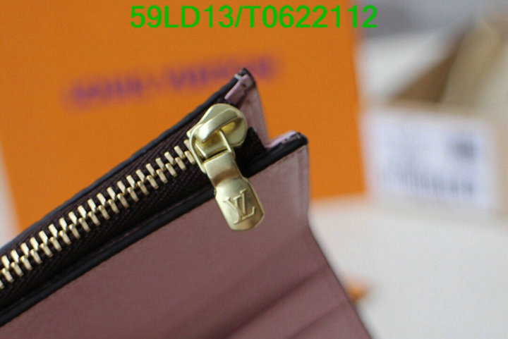 LV Bags-(Mirror)-Wallet-,Code: T0622112,$: 59USD