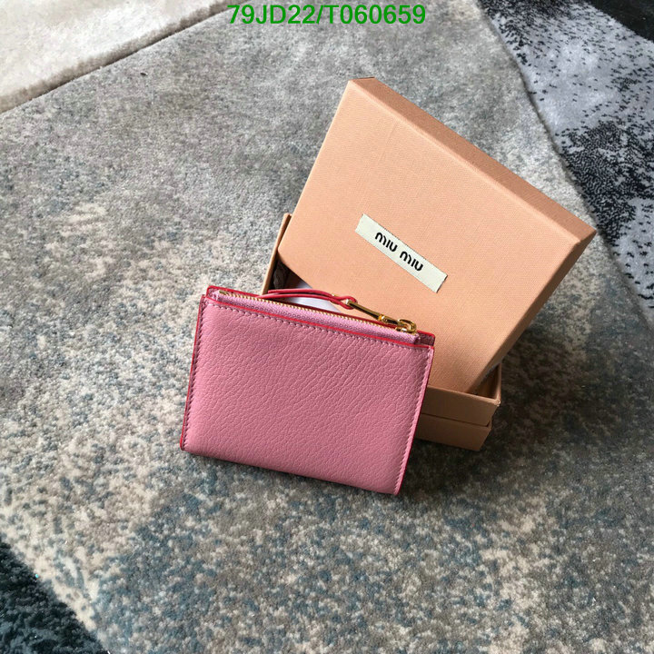 Miu Miu Bag-(Mirror)-Wallet-,Code: T060659,$: 79USD