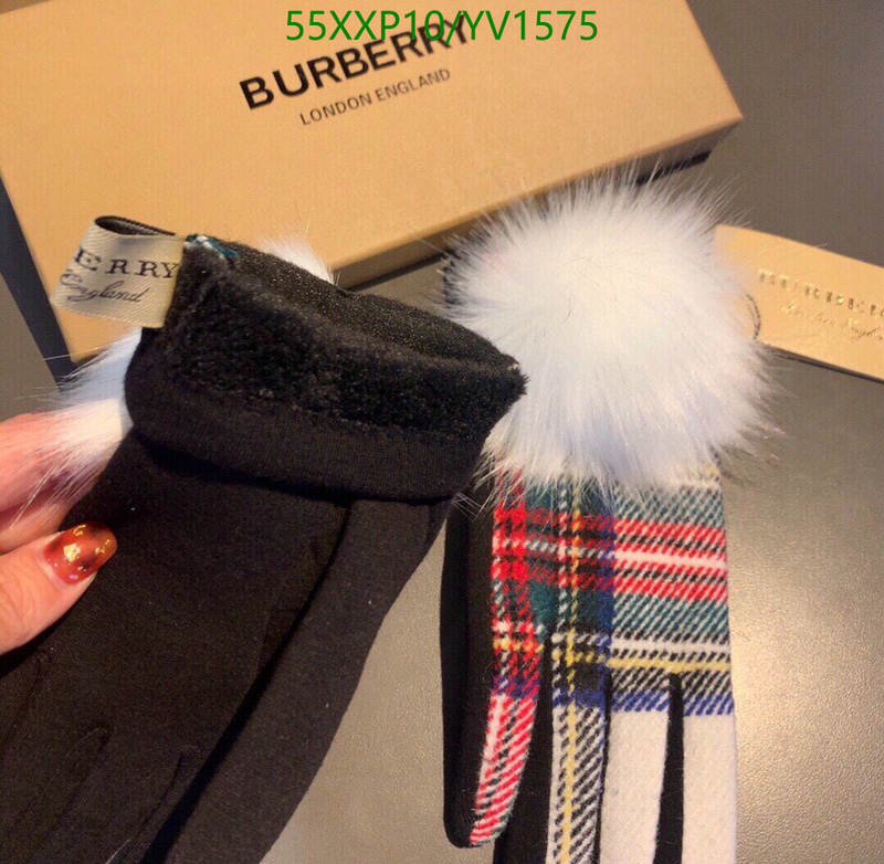 Gloves-Burberry, Code: YV1575,$: 55USD