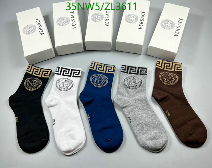 Sock-Versace, Code: ZL3611,$: 35USD