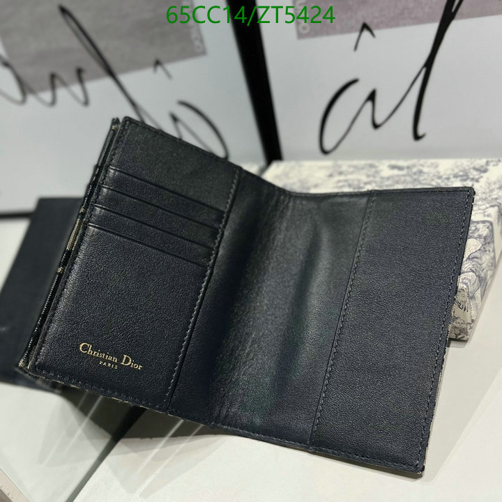 Dior Bags -(Mirror)-Wallet-,Code: ZT5424,$: 65USD