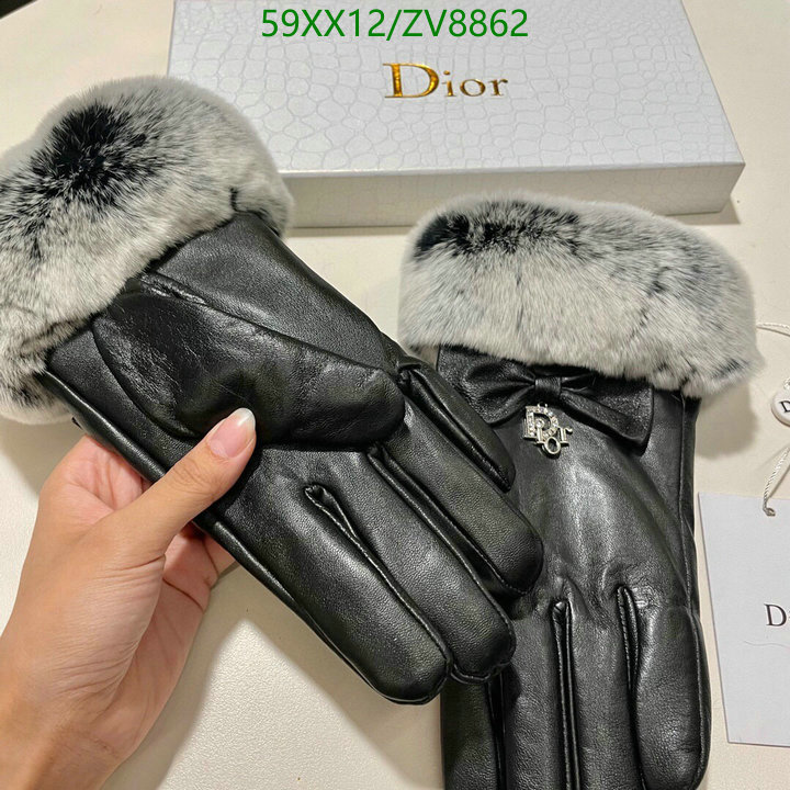 Gloves-Dior, Code: ZV8862,$: 59USD