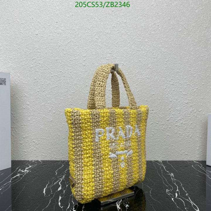 Prada Bag-(Mirror)-Handbag-,Code: ZB2346,$: 205USD