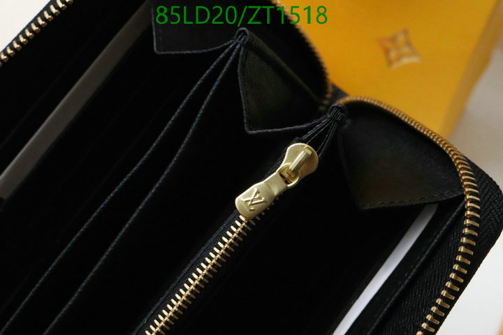 LV Bags-(Mirror)-Wallet-,Code: ZT1518,$: 85USD