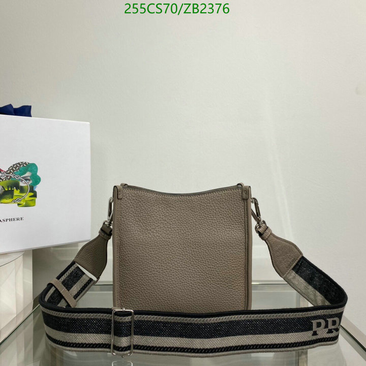 Prada Bag-(Mirror)-Diagonal-,Code: ZB2376,$: 255USD